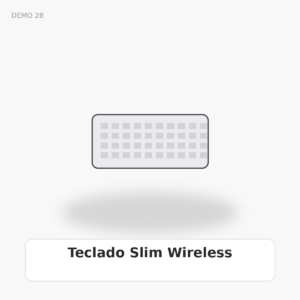 Teclado Slim Wireless